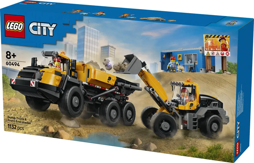 משאית עפר ומעמיס קדמי Lego City 60494