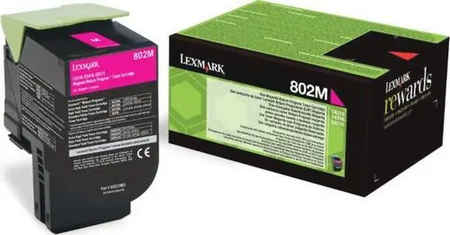 טונר מקורי מגנטה Lexmark 80C8XM0