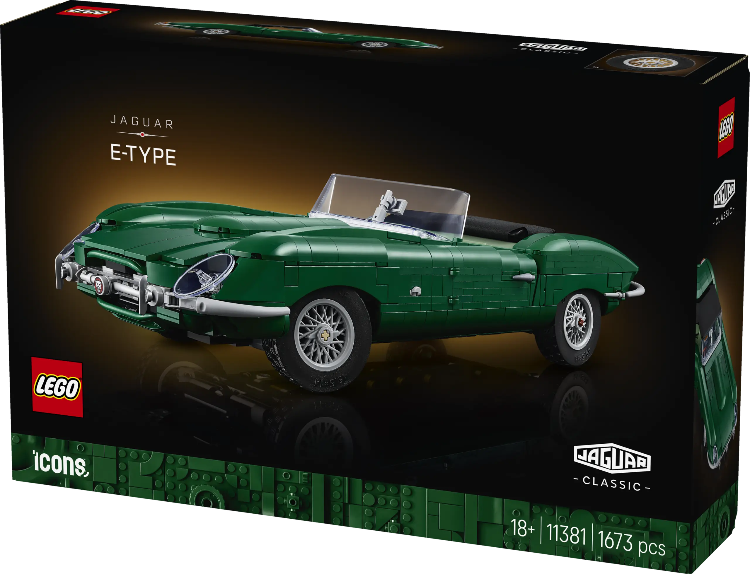 Jaguar E-Type Lego Icons 11381