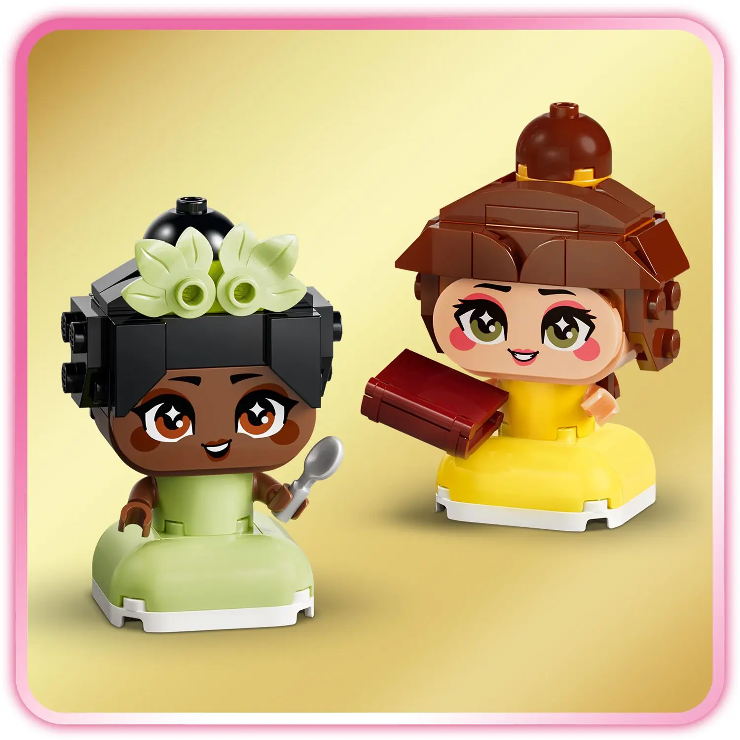 מיני נסיכות בל וטיאנה עם טירה Lego Disney 43291