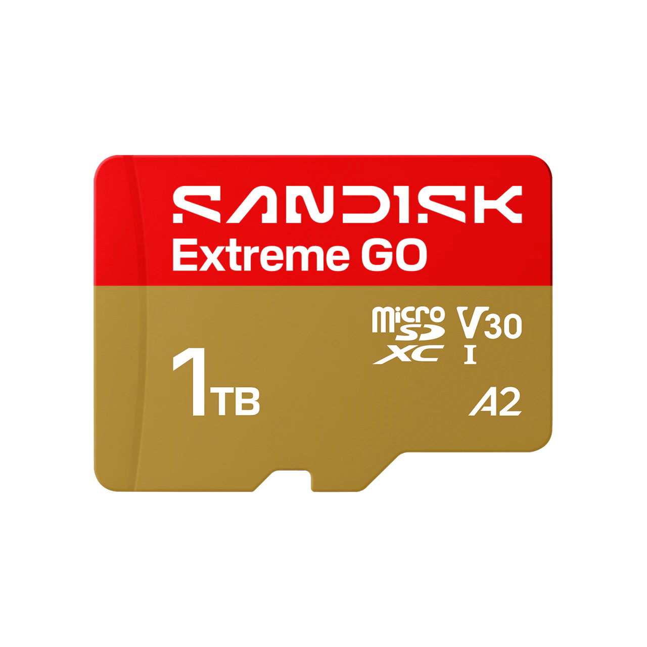כרטיס זיכרון SanDisk Extreme GO microSDXC UHS-I Class-10 U3 V30 A2 – דגם SDSQXGN-1T00-GN6MN – נפח 1TB