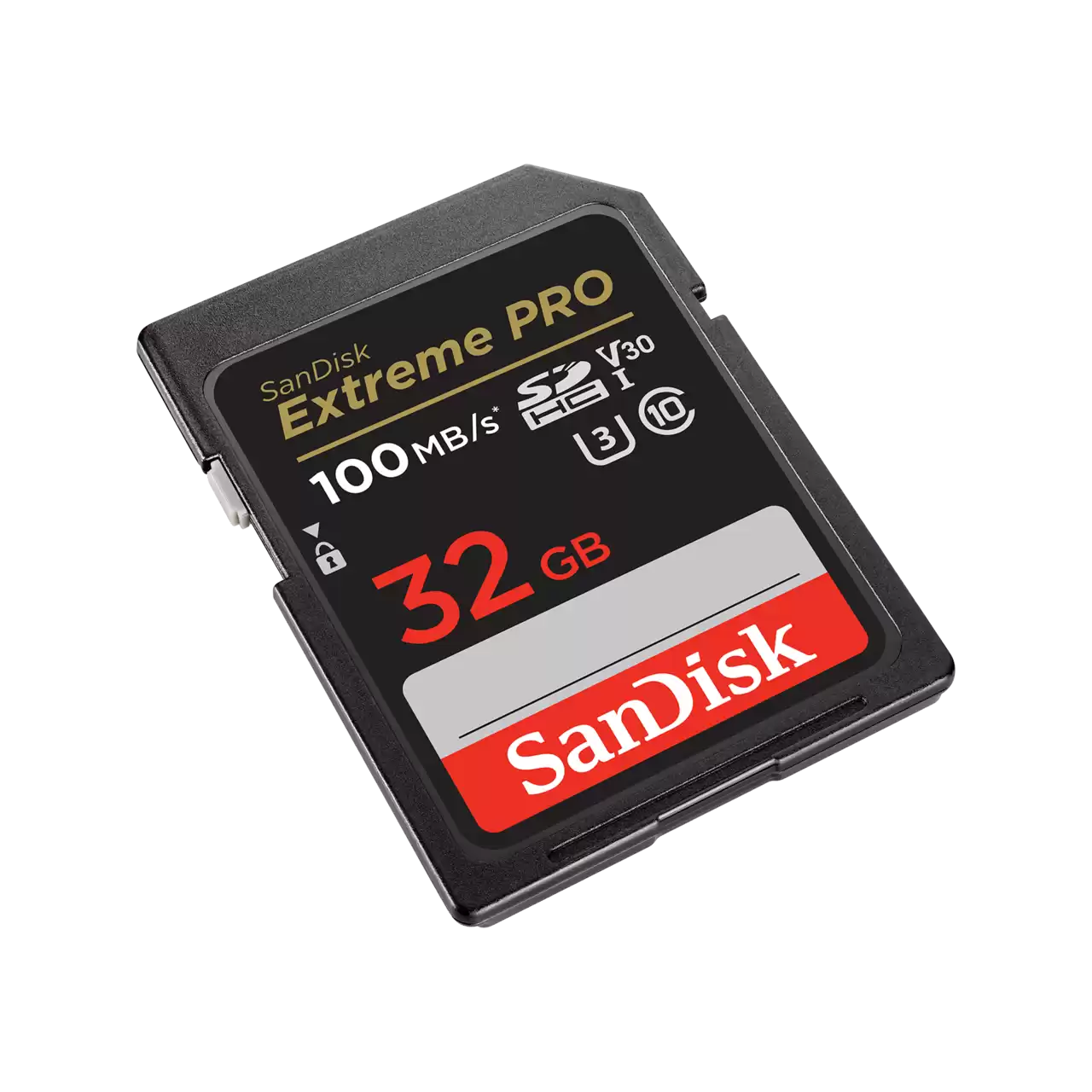 כרטיס זיכרון SanDisk Extreme Pro SDHC UHS-I Class-10 U3 V30 – דגם SDSDXXO-032G-GN4IN – נפח 32GB