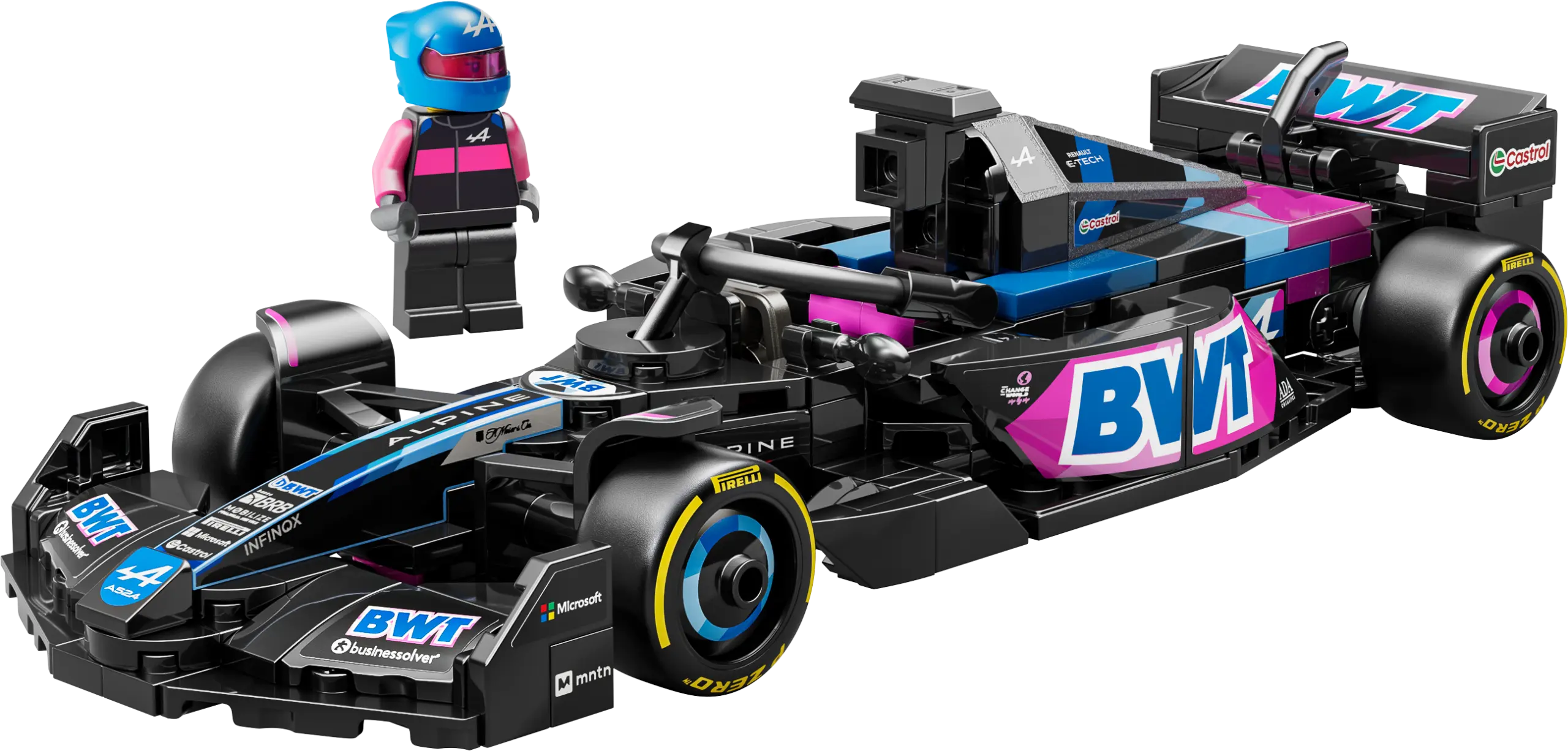 מכונית מרוץ BWT ALPINE F1 TEAM A524 Lego Speed Champions 77248