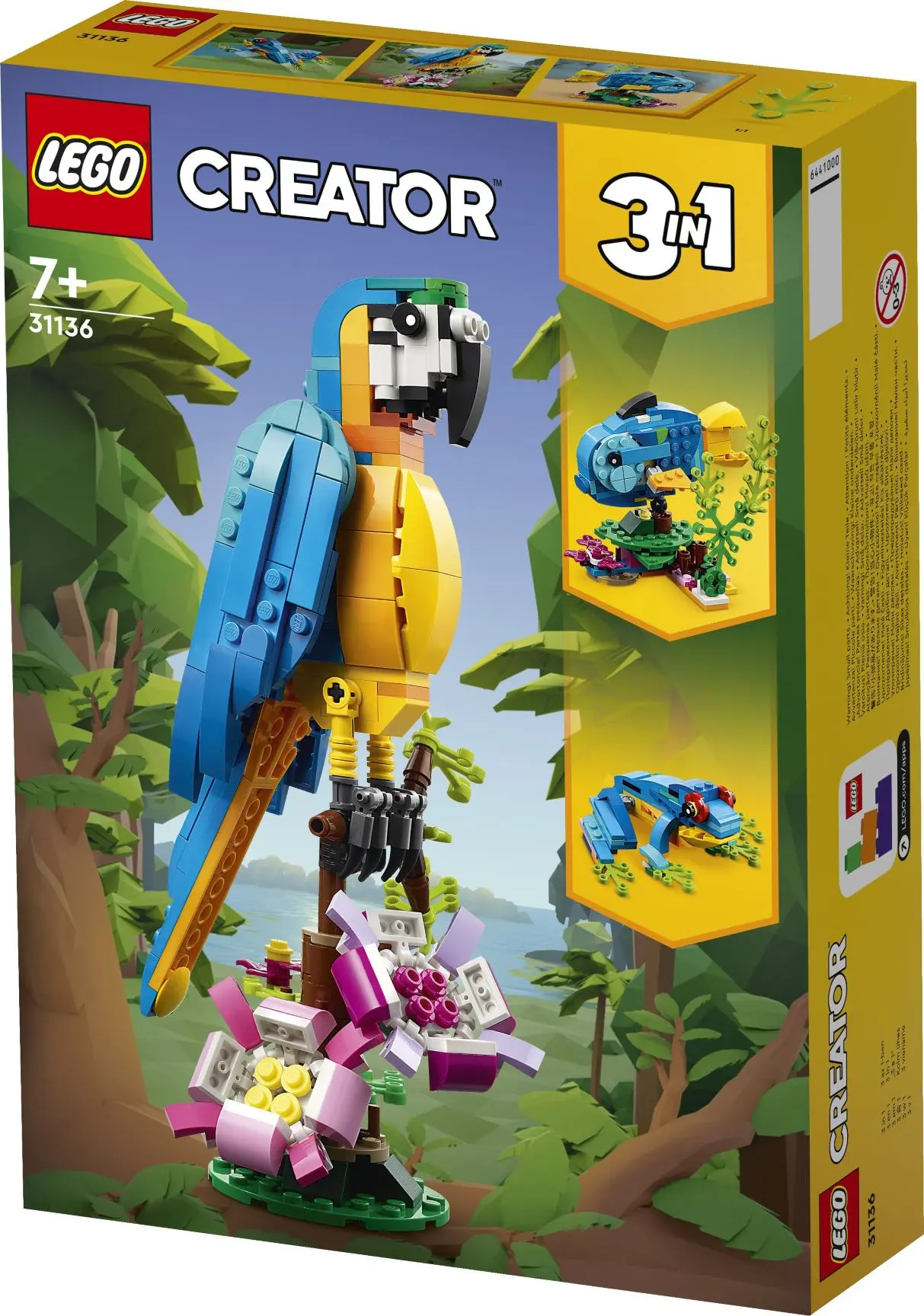 תוכי אקזוטי Lego Creator 31136
