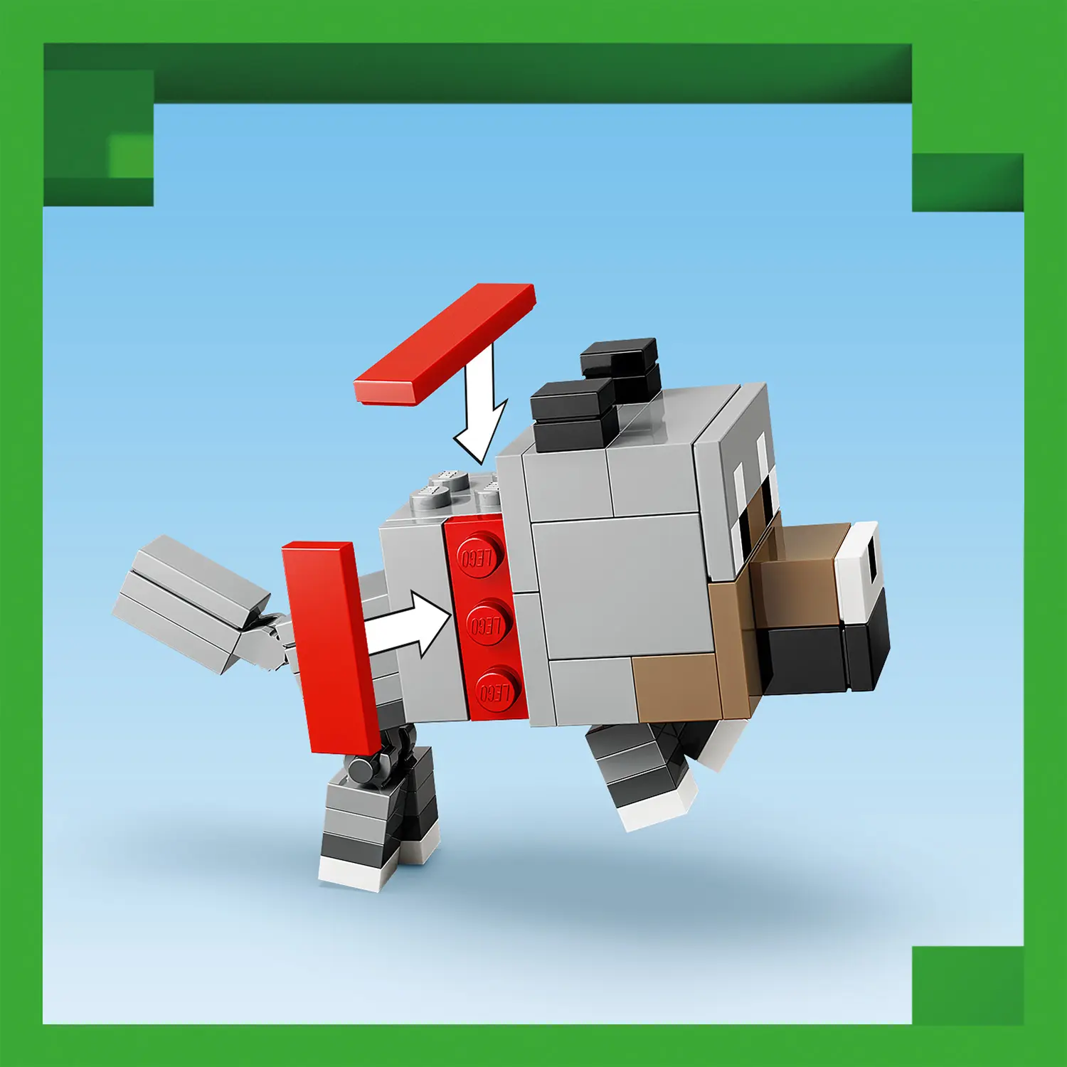 מתקפת צ‘יקן ג‘וקי במדבר Lego Minecraft 21592