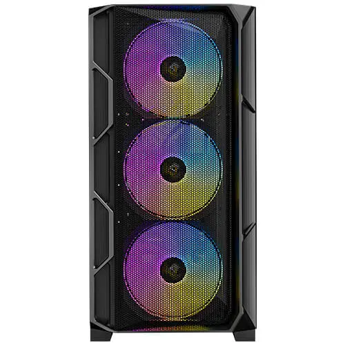 מארז מחשב ללא ספק Antec AX1000 Tempered Glass ARGB E-ATX Mid Tower – צבע שחור