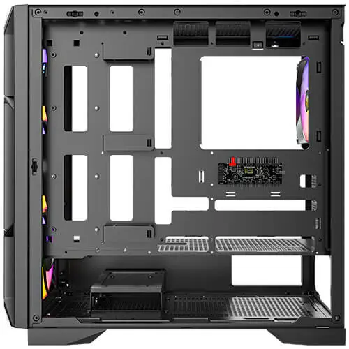 מארז מחשב ללא ספק Antec AX1000 Tempered Glass ARGB E-ATX Mid Tower – צבע שחור