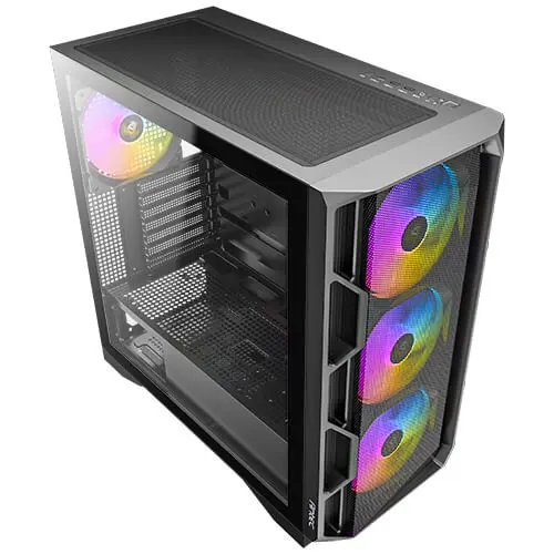 מארז מחשב ללא ספק Antec AX1000 Tempered Glass ARGB E-ATX Mid Tower – צבע שחור