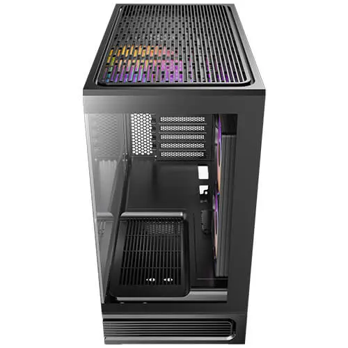 מארז מחשב ללא ספק Antec C2M ARGB Tempered Glass Micro-ATX Mid Tower – צבע שחור