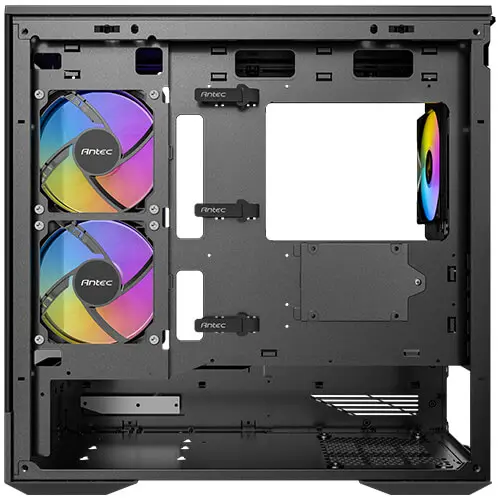 מארז מחשב ללא ספק Antec C2M ARGB Tempered Glass Micro-ATX Mid Tower – צבע שחור