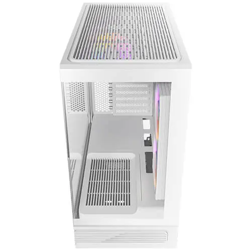 מארז מחשב ללא ספק Antec C2M ARGB Tempered Glass Micro-ATX Mini Tower – צבע לבן