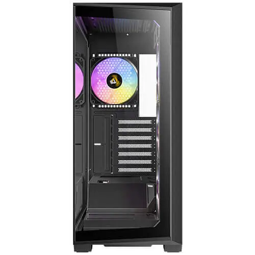 מארז מחשב ללא ספק Antec C3 ARGB Tempered Glass ATX Mid Tower – צבע שחור