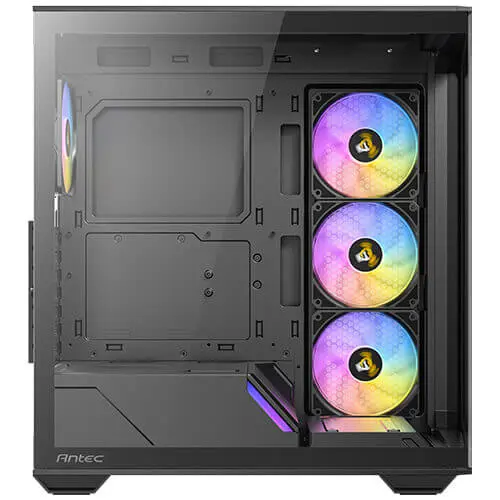 מארז מחשב ללא ספק Antec C3 ARGB Tempered Glass ATX Mid Tower – צבע שחור