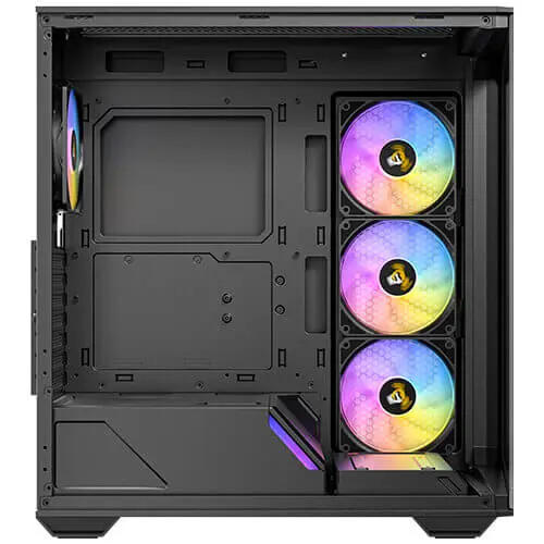מארז מחשב ללא ספק Antec C3 ARGB Tempered Glass ATX Mid Tower – צבע שחור