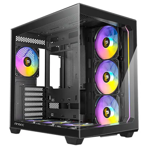 מארז מחשב ללא ספק Antec C5 ARGB ATX Mid Tower – צבע שחור