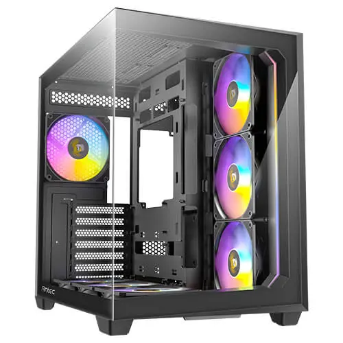 מארז מחשב ללא ספק Antec C5 ARGB ATX Mid Tower – צבע שחור