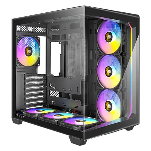מארז מחשב ללא ספק Antec C5 ARGB ATX Mid Tower – צבע שחור