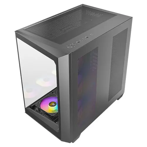 מארז מחשב ללא ספק Antec C5 ARGB ATX Mid Tower – צבע שחור