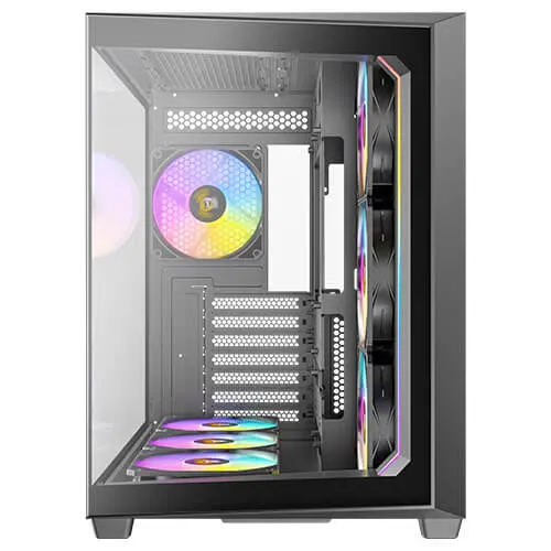 מארז מחשב ללא ספק Antec C5 ARGB ATX Mid Tower – צבע שחור