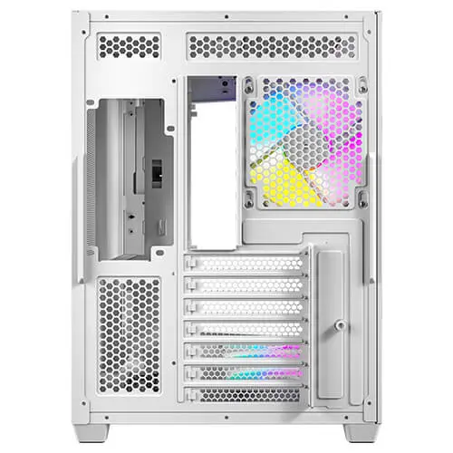 מארז מחשב ללא ספק Antec C5 ARGB Tempered Glass ATX Mid Tower – צבע לבן
