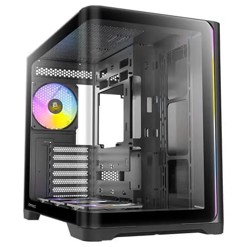 מארז מחשב ללא ספק Antec C5 Curve ARGB Tempered Glass ATX Mid Tower – צבע שחור