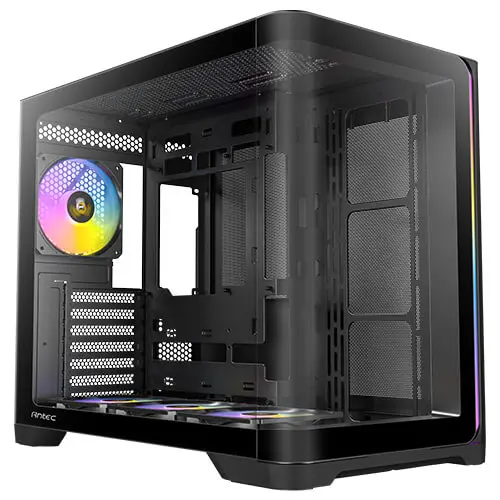 מארז מחשב ללא ספק Antec C5 Curve ARGB Tempered Glass ATX Mid Tower – צבע שחור