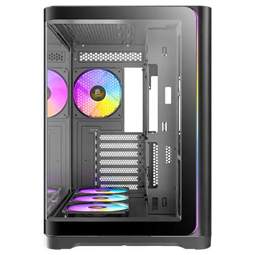 מארז מחשב ללא ספק Antec C5 Curve ARGB Tempered Glass ATX Mid Tower – צבע שחור