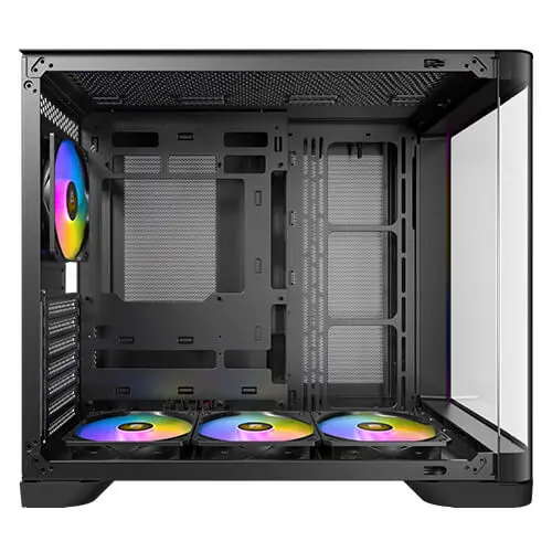מארז מחשב ללא ספק Antec C5 Curve ARGB Tempered Glass ATX Mid Tower – צבע שחור