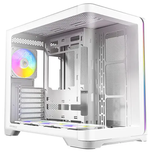 מארז מחשב ללא ספק Antec C5 Curve ARGB ATX Mid Tower – צבע לבן