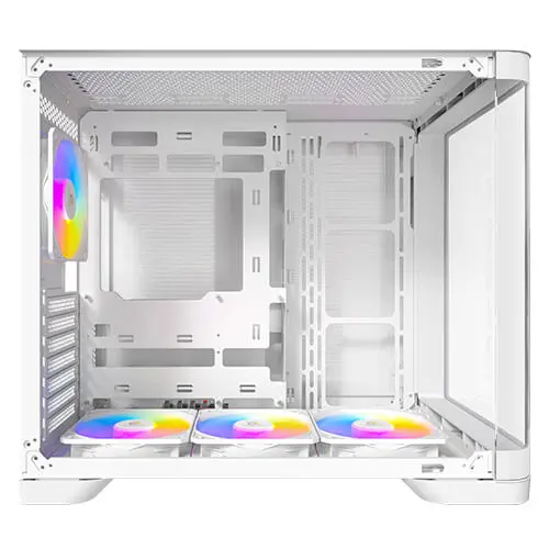 מארז מחשב ללא ספק Antec C5 Curve ARGB ATX Mid Tower – צבע לבן