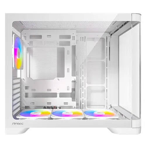 מארז מחשב ללא ספק Antec C5 Curve ARGB ATX Mid Tower – צבע לבן
