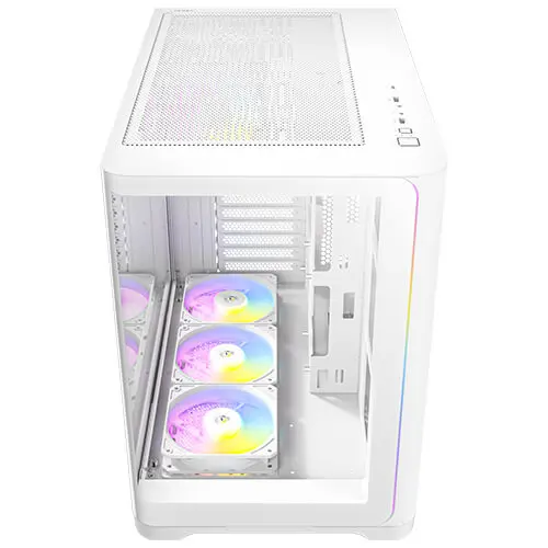 מארז מחשב ללא ספק Antec C5 Curve ARGB ATX Mid Tower – צבע לבן