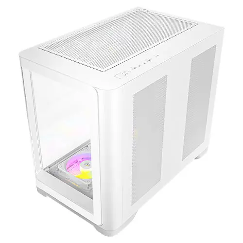 מארז מחשב ללא ספק Antec C5 Curve ARGB ATX Mid Tower – צבע לבן