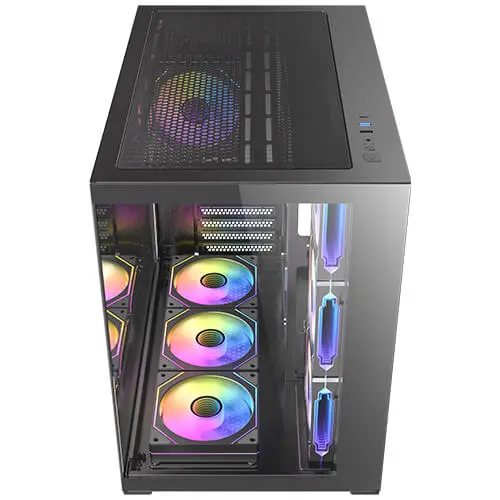 מארז מחשב ללא ספק Antec CX Mirror ARGB ATX Mid Tower – צבע שחור
