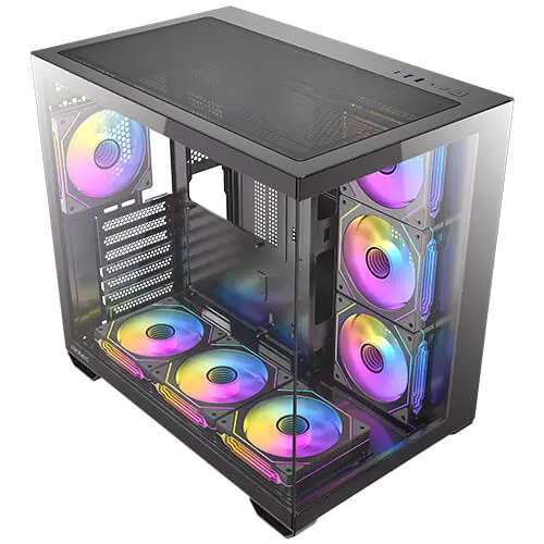 מארז מחשב ללא ספק Antec CX Mirror ARGB ATX Mid Tower – צבע שחור