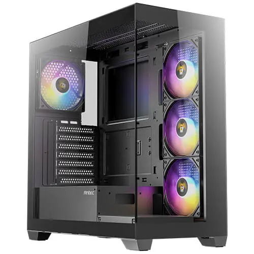 מארז מחשב ללא ספק Antec CX300 ARGB ATX Mid Tower – צבע שחור