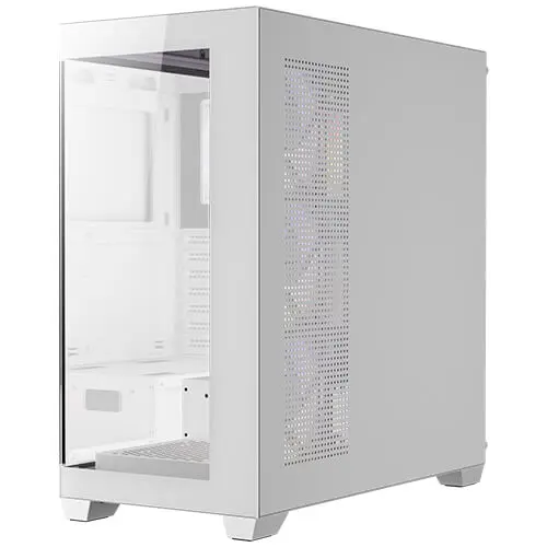 מארז מחשב ללא ספק Antec CX300 ARGB Tempered Glass ATX Mid Tower – צבע לבן