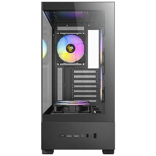 מארז מחשב ללא ספק Antec CX705 ARGB ATX Mid Tower – צבע שחור