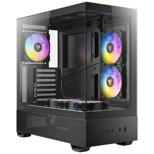 מארז מחשב ללא ספק Antec CX705 ARGB ATX Mid Tower – צבע שחור