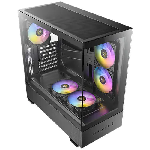 מארז מחשב ללא ספק Antec CX705 ARGB ATX Mid Tower – צבע שחור