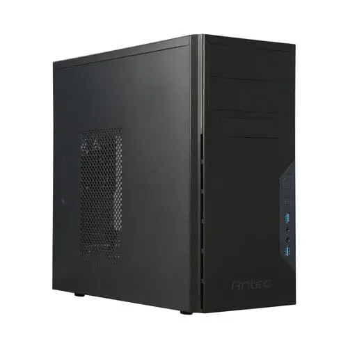 מארז מחשב ללא ספק Antec VSK3000B-U3 Micro-ATX Mini Tower – צבע שחור