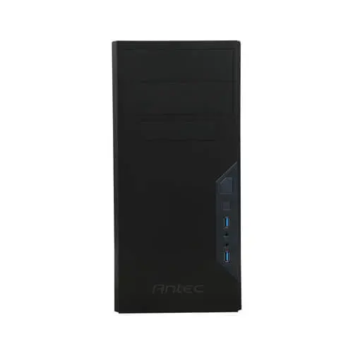 מארז מחשב ללא ספק Antec VSK3000B-U3 Micro-ATX Mini Tower – צבע שחור