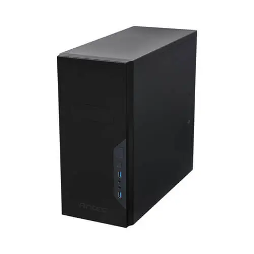 מארז מחשב ללא ספק Antec VSK3000B-U3 Micro-ATX Mini Tower – צבע שחור