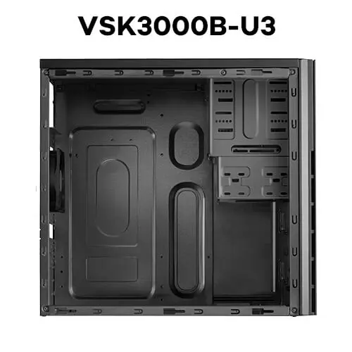 מארז מחשב ללא ספק Antec VSK3000B-U3 Micro-ATX Mini Tower – צבע שחור