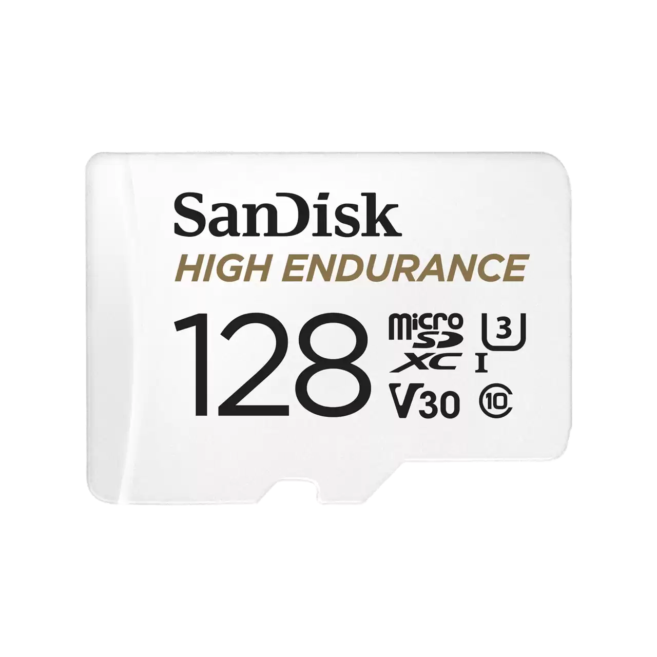 כרטיס זיכרון SanDisk High Endurance microSDXC UHS-I Class-10 U3 V30 – דגם SDSQQNR-128G-GN6IA – נפח 128GB