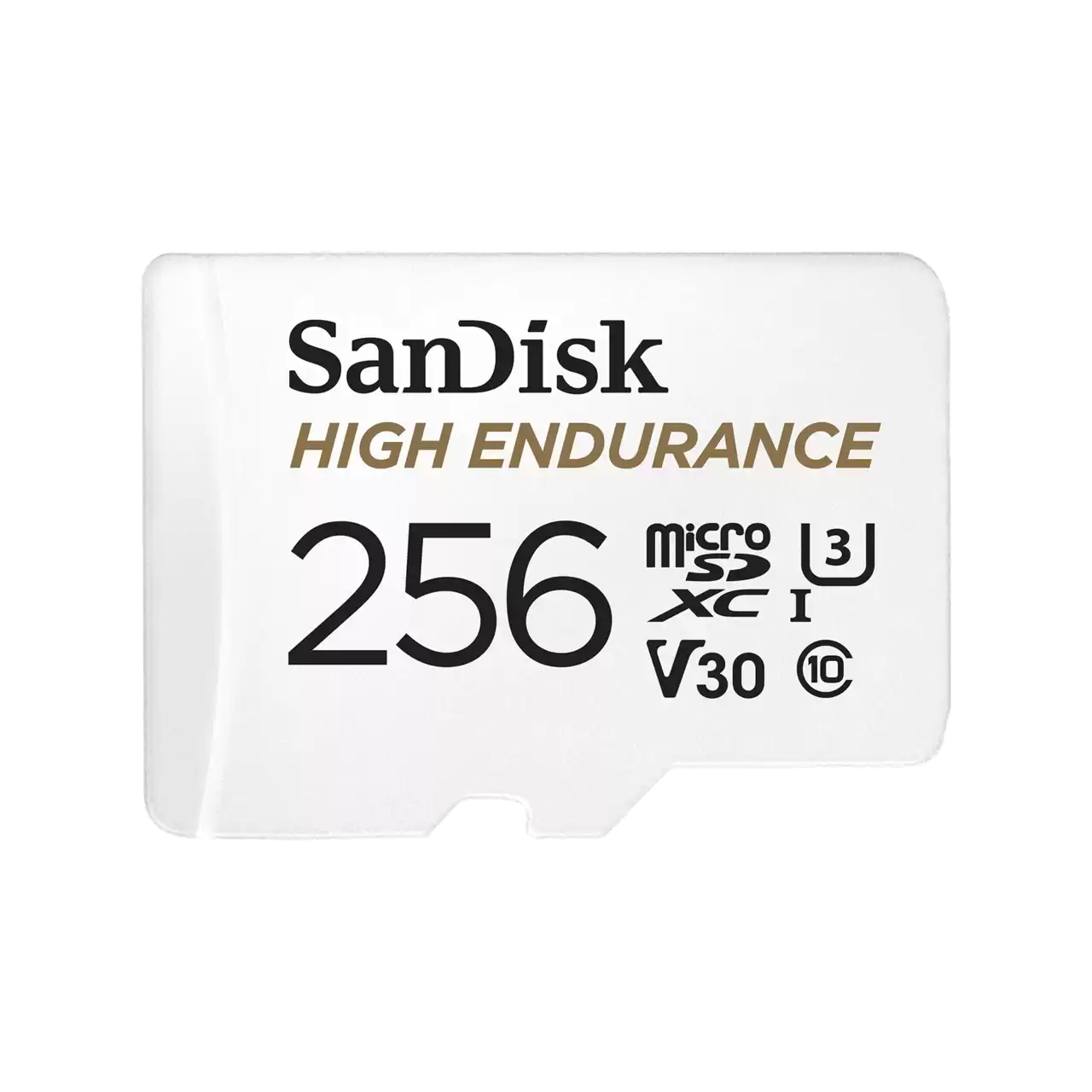 כרטיס זיכרון SanDisk High Endurance microSDXC UHS-I Class-10 U3 V30 – דגם SDSQQNR-256G-GN6IA – נפח 256GB