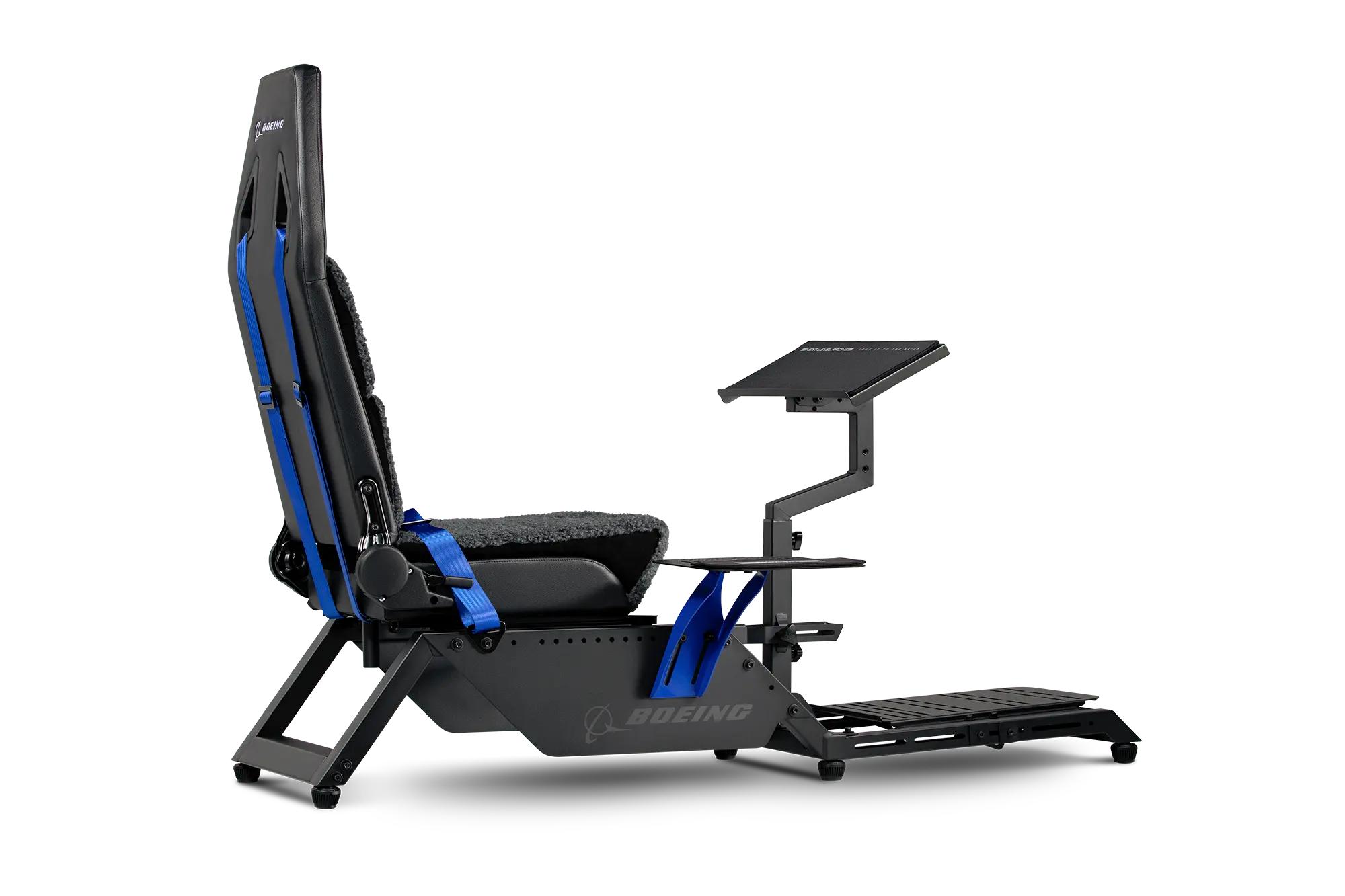 מעמד סימולטור טיסה Next Level Racing Flight Simulator Boeing Commercial Edition מבית Next Level Racing בצבע שחור/כחול