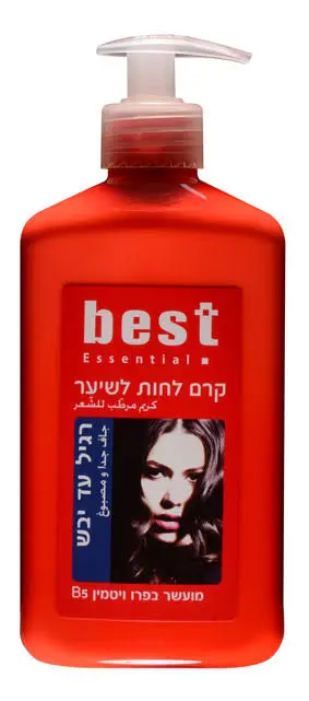 קרם לחות לשיער רגיל עד יבש המועשר בפרו ויטמין B5 מבית Best – בנפח 400 מ"ל