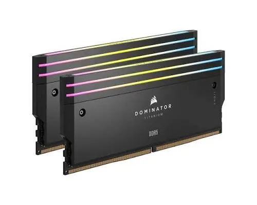 זיכרון למחשב נייח Corsair Dominator Titanium RGB CMP32GX5M2B6400C32 32GB 2×16 DDR5 6400MHz
