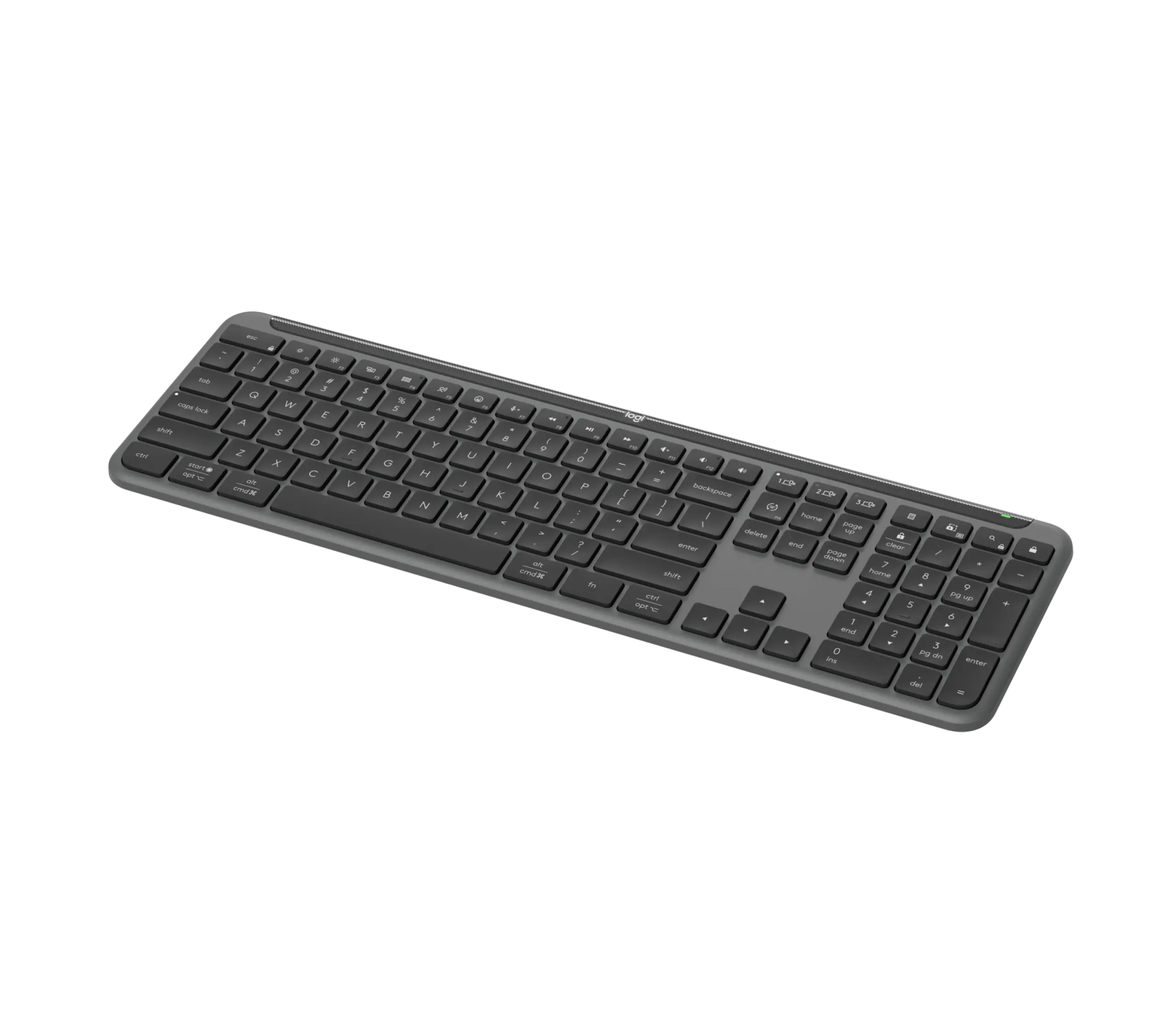 מקלדת גיימינג אלחוטית Logitech Signature Slim Keyboard K950 – בצבע Graphite